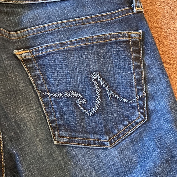 Blue Strait-leg Classic Jeans by AG - Picture 6 of 9